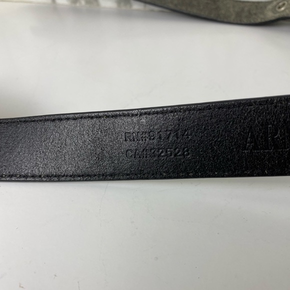 Vintage Armani Exchange Double Buckle Belt Medium - Picture 4 of 4